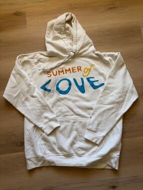 Shawn Mendes - Summer of Love White Graphic Merch Hoodie - M